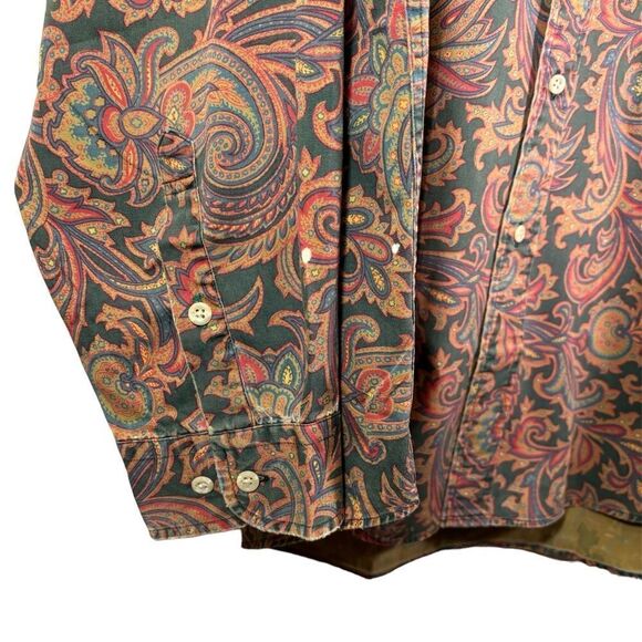 Tommy Hilfiger 100% Cotton Dress Floral Print Shirts Size XL - Picture 4 of 8